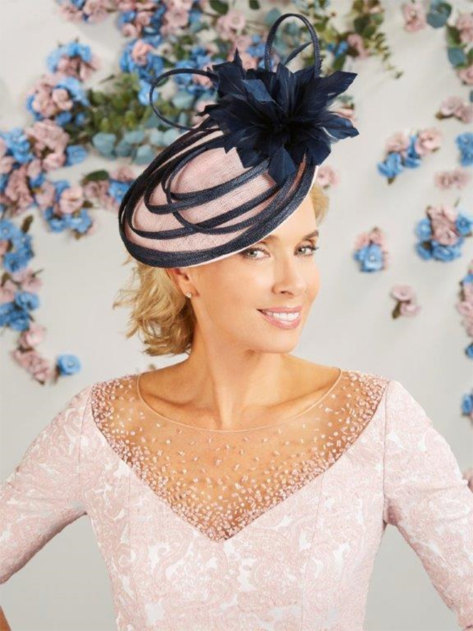 Style 39 Nigel Rayment | Small Fascinator in Pink & Black