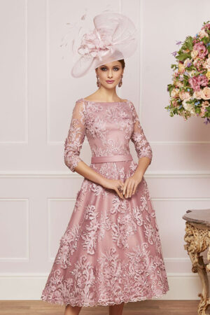 dusky pink dress mother of the bride